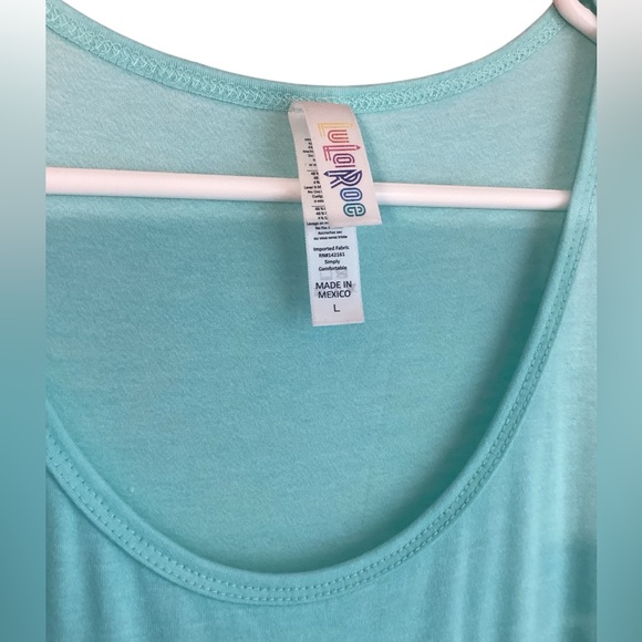 LuLaRoe Perfect Tee Top Size L EUC - Picture 4 of 4